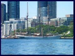 View of the Harbourfront the tour boat 046